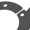 Steering Wheel Horn Button 6 Hole Carbon Fiber Comfortable Touch