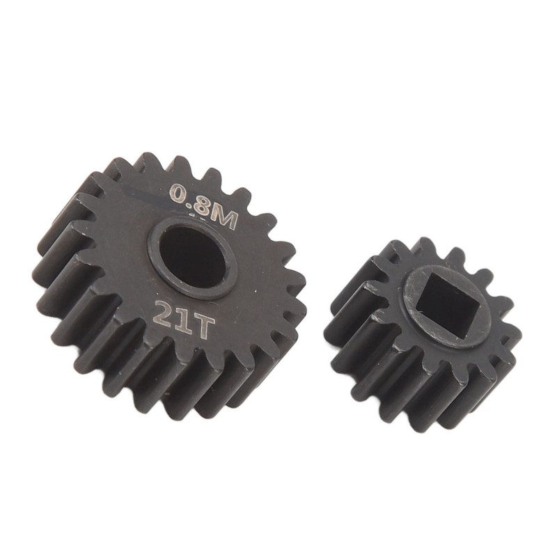 RC Car Reduction Gear Black Steel Smooth Running 0.8M 14T