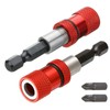 2pcs Adjustable Screw Depth Screwdriver Bit Holder Magnetic Steel Screwdriver