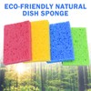 YoleShy 48 Pack Sponges Kitchen Natural Compressed Cellulose Sponges Durable