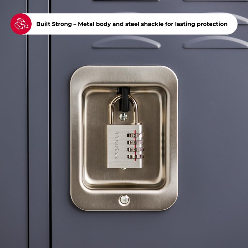 Master Lock 643D Set Your Own Combination Padlock, 1 Pack,