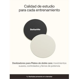 BetterMe Deslizadores para Pilates – Deslizadores de Doble Cara