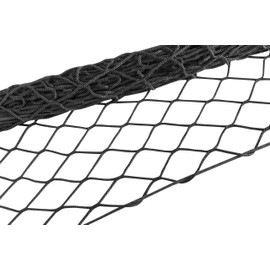 Walser Big Net Transport Net, Tear-Resistant Load Securing Net, Trailer Net, 4 mm, Black, Luggage Net, Big Net 100 x 180 cm for Trailers