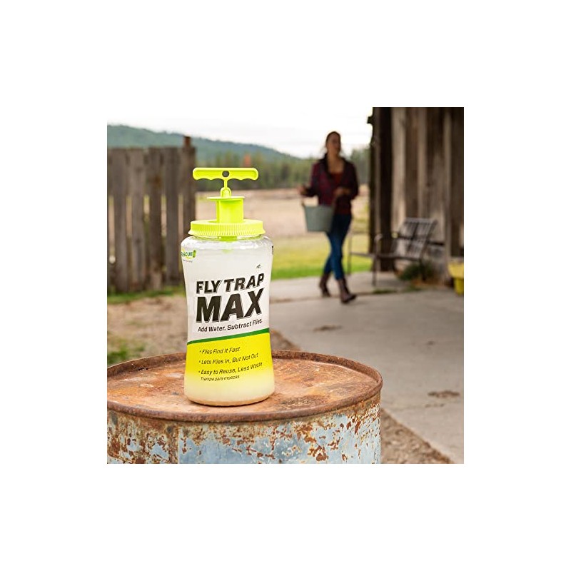 RESCUE! Fly Trap Max Bundle - Large Reusable Outdoor Traps