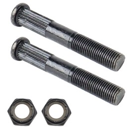 Replacement Longboard Truck Kingpin and Nut 64mm Gloss Black Pound in 2-Pack