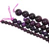 4pcs Natural Stone Tiger Eye Round Beads Bracelet Tiger Eye