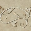 Touch of Class Catarina Ivory Large Metal Wall Topper