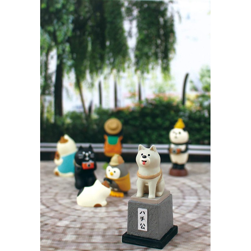 Decore Corporation Concombre ZCB-59731 Tadainu Hachiko Size: Approx. W3 D3.5