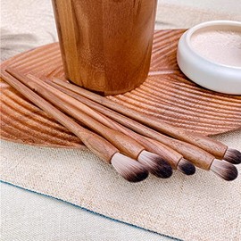 Juego de brochas de maquillaje de fibra sintética suave de alta calidad, herramientas de maquillaje facial para base, polvo, rubor, contorno, sombra  