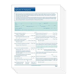 ComplyRight Kansas State-Compliant Employment Application|8 ½"x11 |50 Pack|