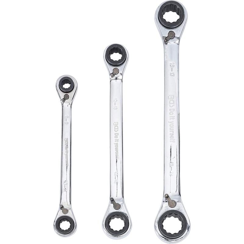 BGS Diy 6837 | Double Ended Ratchet Wrench Set |