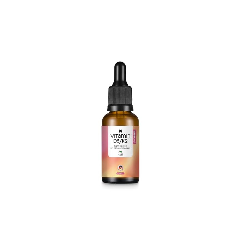 Vitamin D3/K2 Tropfen – 25 µg D3 & 20 µg