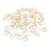 100Pcs Gold Paper Clips Cute Shape Stainless Steel Multifunction Metal