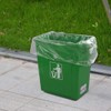 Ponpong 15 Litre Clear Garbage Bin Bags, Bin Liners, 6