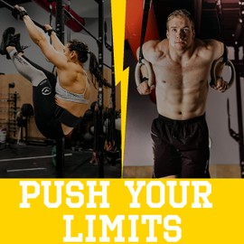 Carbon Grips Crossfit Crossfit Grips with Protective Pad for Men and Women Carbon Grip Aids for Strength Sports, Cross Training, Gymnastics. Pull Up Grips to Prevent Chafing (S-M)