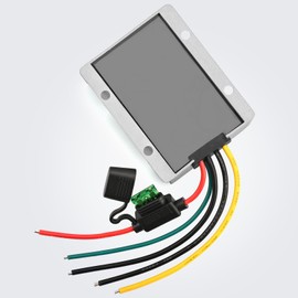 Acc Control 30A 360W DC 24V 48V 36V to 12V Step Down Converter Volt Golf Cart Voltage Reducer Regulator Buck Transformer Waterproof with Fuse