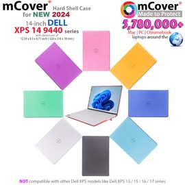 mCover Case ONLY Compatible for 2024 or Later 14.5"" Dell XPS 14 9440 Series non-2-in-1 Traditional Windows Notebook Computers (NOT Fitting Other Dell Models) - Pink, mCover-Dell-XPS-14-9440-Pink
