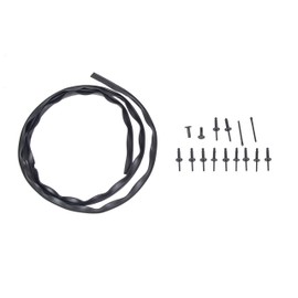 7BLACKSMITHS Front Fascia Bumper Hood Seal Waterproof with Rivets Fit for Dodge Challenger 2008-2017