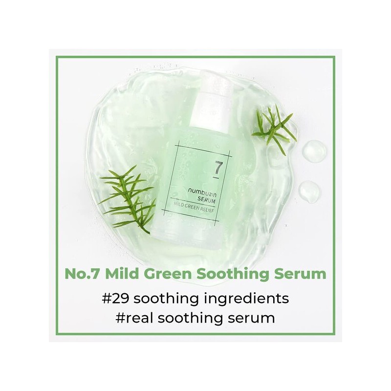 Numbuzin [Numbuzin]No.7 Mild Green Soothing Serum 50ml
