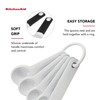 KitchenAid Plastic Measuring Spoons, Set Of 5, White