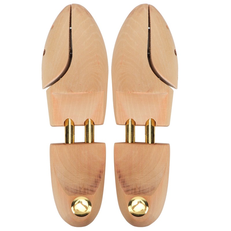 2Pcs Wood Anti Deformation Anti Wrinkle Adjustable Women Men Shoe