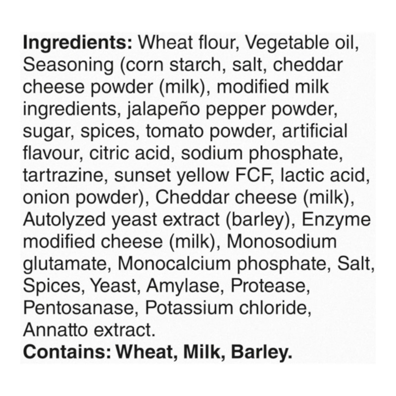 Ritz Christie Ritz Cheese Nibs Crackers, Cheddar Jalapeno Flavor 200g/7