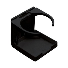 Invincible Marine Fold-Up Adjustable Drink Holder BLACK