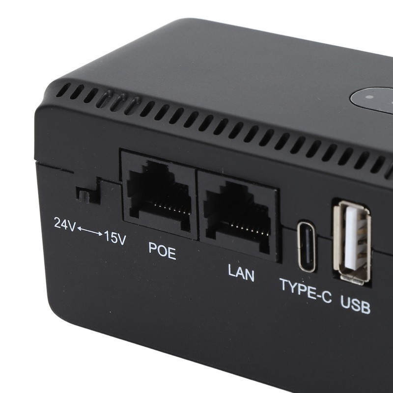 8800mAh UPS Battery Backup POE 15V 24V Port USB 5V