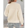 Fisoew Womens Zip Up Long Sleeve Sweatshirt Jacket Casual Loose