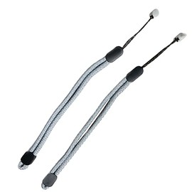 Improved Replacement Reflective Wrist Straps for Oculus Quest 2 Gen Controller, Sturdy Comfy Adjustable Hand Strap for Oculus, Easy Attach, and Perfect Fit White Resin Stopper for Oculus Controllers