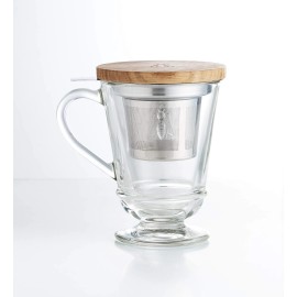 La Rochere Napoleon Bee Tea Cup with Infuser and Lid — Stylish Tea Cups for...