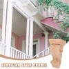 Wooden Console, Capitals Made of Wood, Decorative Shelf Brackets Wood