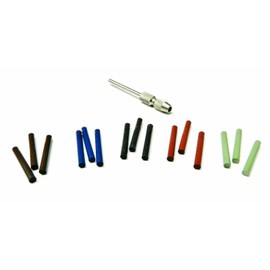 2mm Silicone Pin Polishing Points 15Pc Assortment of 5 Grades and Chuck Mandrel