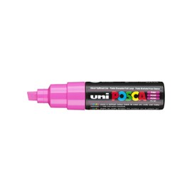 Uni Posca Marker PC-8K Paint Glass Pen Broad Chisel Tip 8.00mm Pink