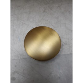 Unbranded Brushed Gold Bathroom Sink Pop-Up Drain Cover Cap Threaded Fit w/ Gasket
