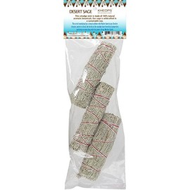 The New Age Source Smudge Sticks Mini Desert Sage Pack of 3