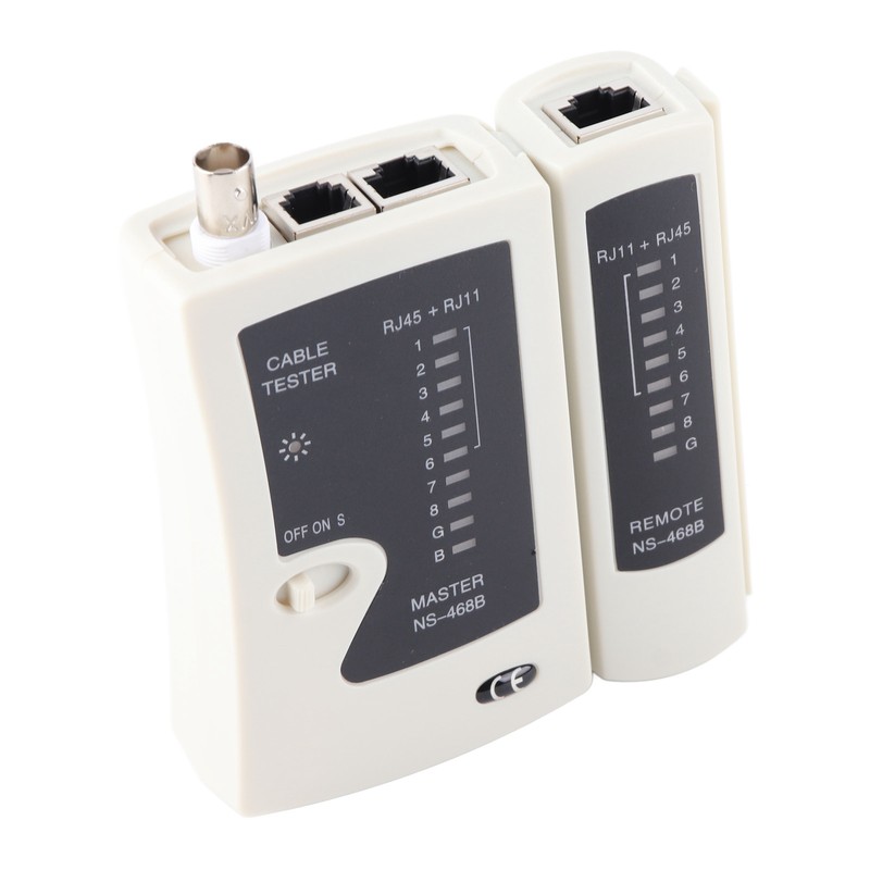 NS‑468B BNC Network Cable Tester Universal Rj45 Rj11 Wire Testers