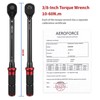 Aeroforce Torque Wrench 3/8 Inch 10-60 Nm, Dual Direction Reversal,