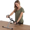 Under-Desk Stationary Bike - Indoor Below-Desk Exercise Pedal Fitness Machine
