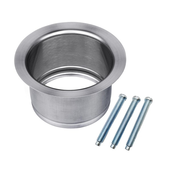 Mr. Scrappy 22-0003R-00 3-Bolt Garbage Disposal Extended Drain Sink Flange,