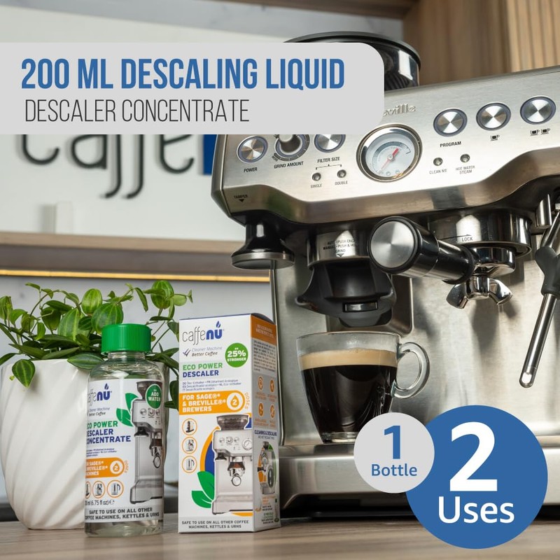Caffenu Descaling Solution for Sage Machines (1 bottle - 2