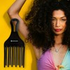 ELEXACARE Styling Comb Afro Comb - Coarse Tooth Finger Styler