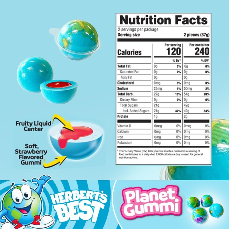 Herbert's Best Gummies - Pack of (4) Peg Bags -