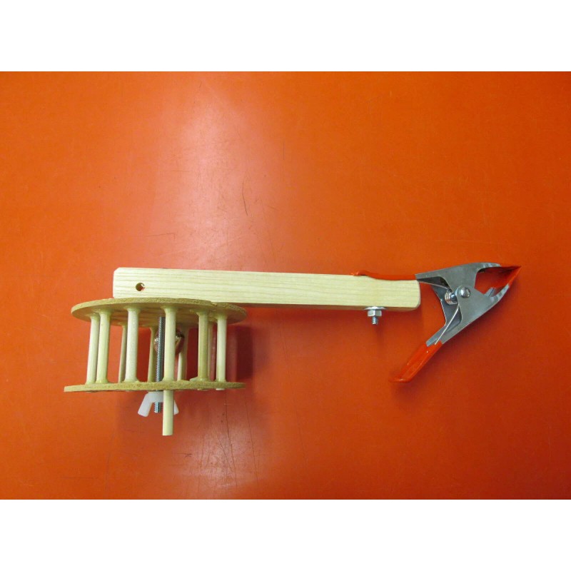 Productive Alternatives (1)-Productive Alternatives Clamp Wood & Bell Rattle Wheel