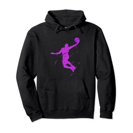 Purple Slam Dunk - Mighty Slam Dunk Pullover Hoodie, black