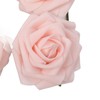 25pcs Artificial Roses Light Pink Fake Bulks Box for DIY