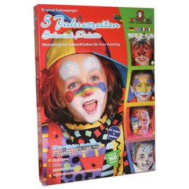 Eulenspiegel 212059 - Make-Up Palette 5 Seasons for Approx. 120 Masks, Vegan, Make-Up Colours