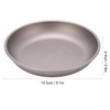 Pure Titanium Saucer Dishes Outdoor Tableware Camping Hiking Plates Cutlery
