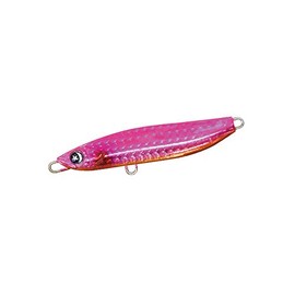 OceanRuler Metal Jig, Pounding Surf Flutter, 1.4 oz (40 g), Pink Orange Berry