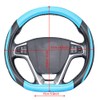 BuilLLin D Cut Steering Wheel Cover - D Shaped Flat
